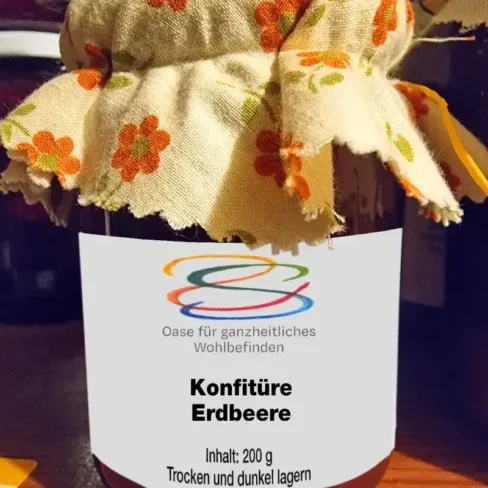 Konfitüre Erdbeere